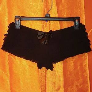🖤 Black Mesh Ruffle Short Bloomers🖤